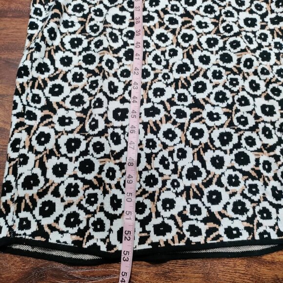 Diane Von Furstenberg Halter Tie Neck Neutral Poppy Sweater Knit Midi Dress M - Picture 14 of 14